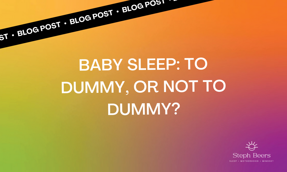 Baby sleep: to dummy, or not to dummy? 🤔