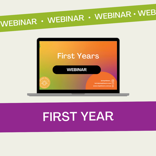 First Year Webinar