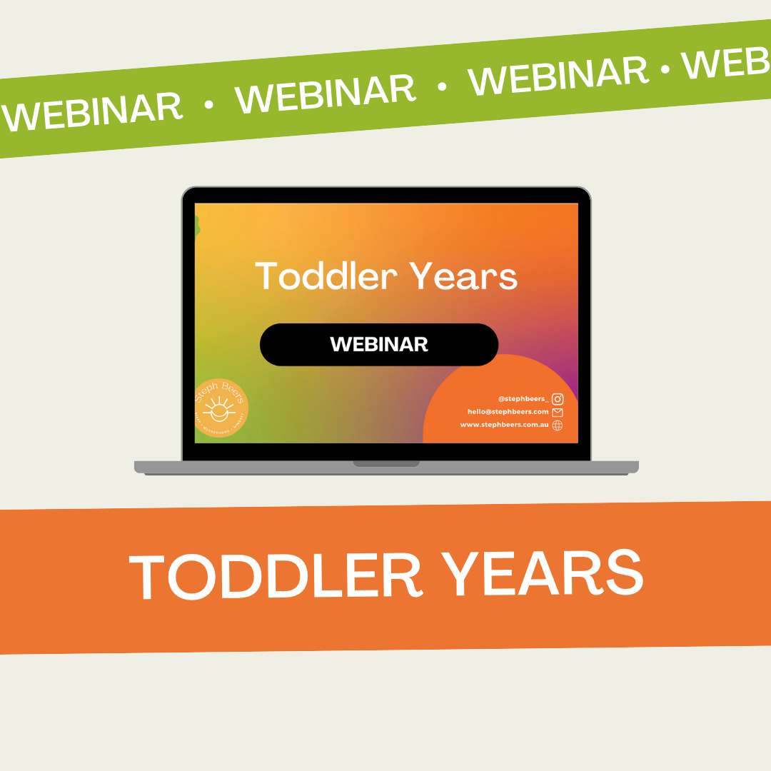 Toddler Webinar